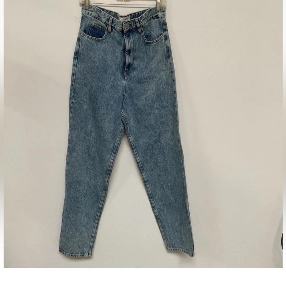 Isabel Marant Etoile Corsyj Jeans Barrel Leg High Rise Denim Wide Baggy 30w 32L